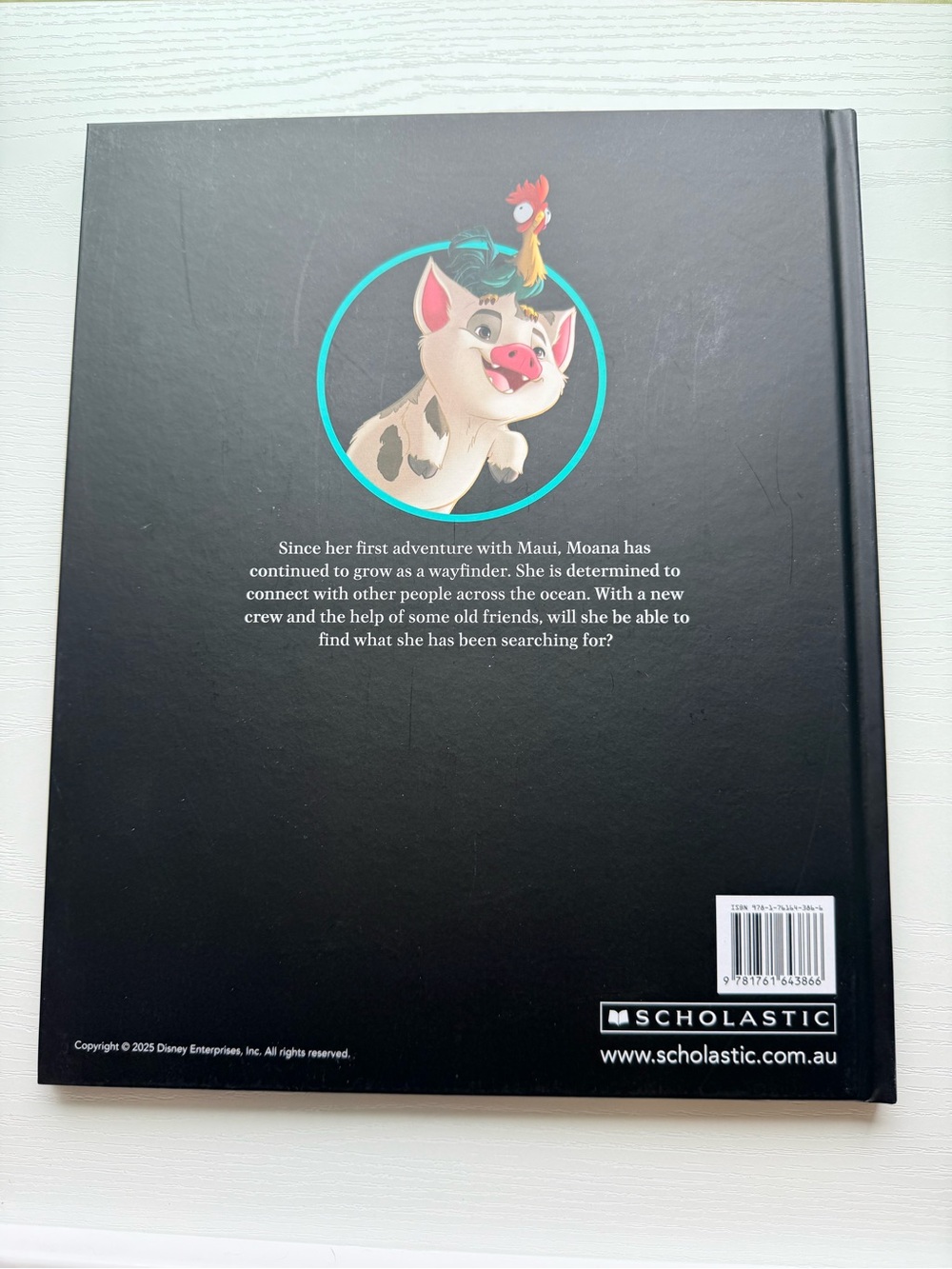 Disney CollectiblesMoana 2 Hardcover Book - Picture 4 of 4